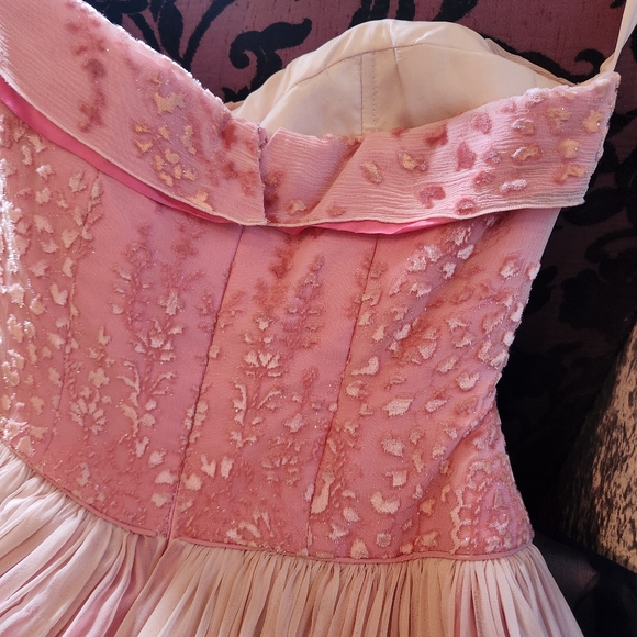 Biracci Pink Strapless Ballgown - Picture 4 of 5